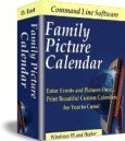 Family Picture Calendar Box Graphic